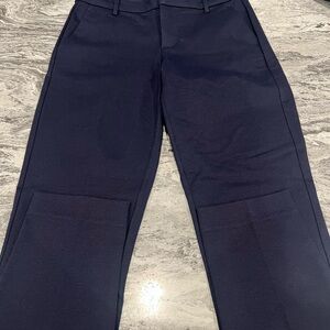 Liverpool Blue Trousers Classic Straight-Leg
